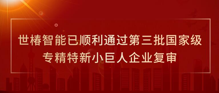 凯发k8一触即发智能已顺利通过第三批国家级专精特新小巨人企业复审